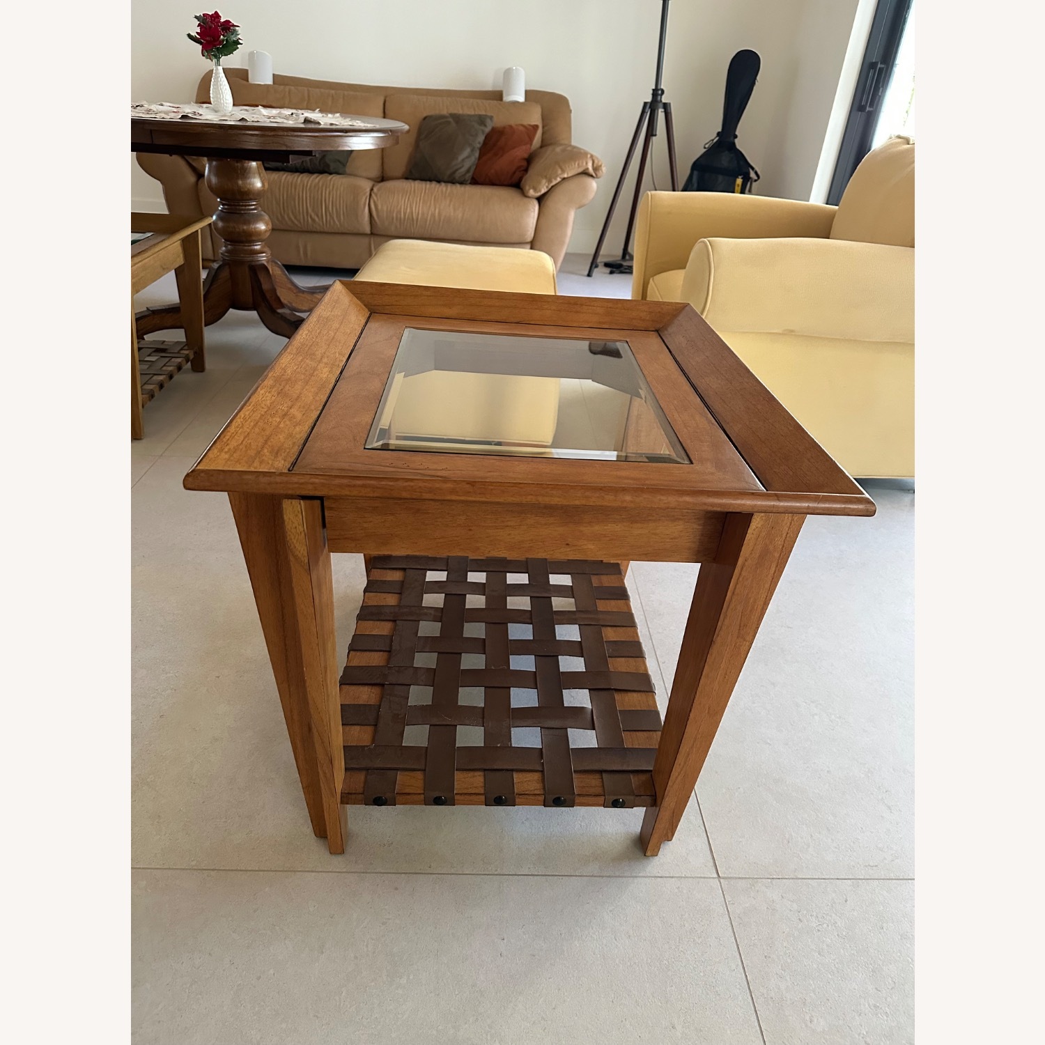 Rooms To Go Natural Wood Side Table - image-4