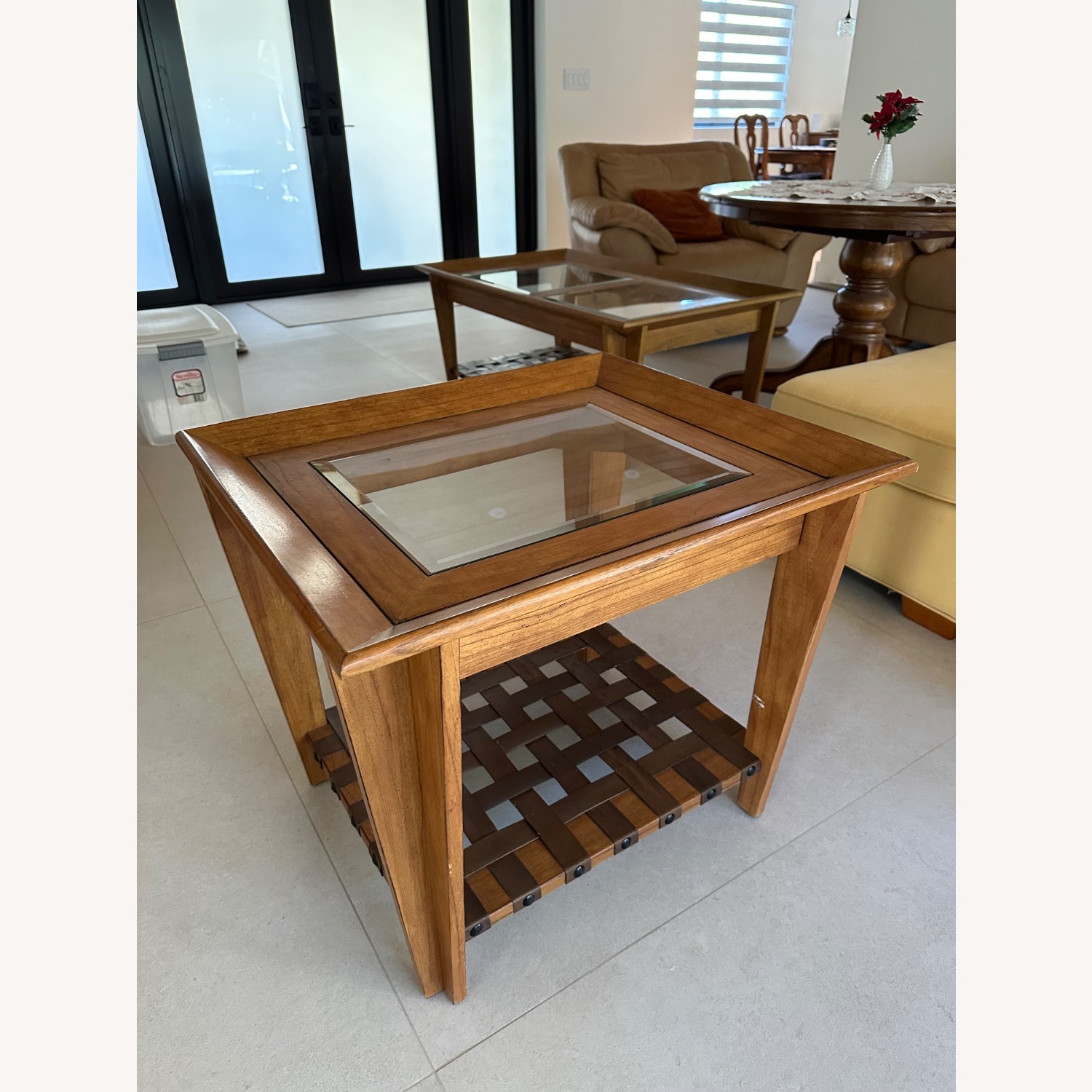 Rooms To Go Natural Wood Side Table - image-2