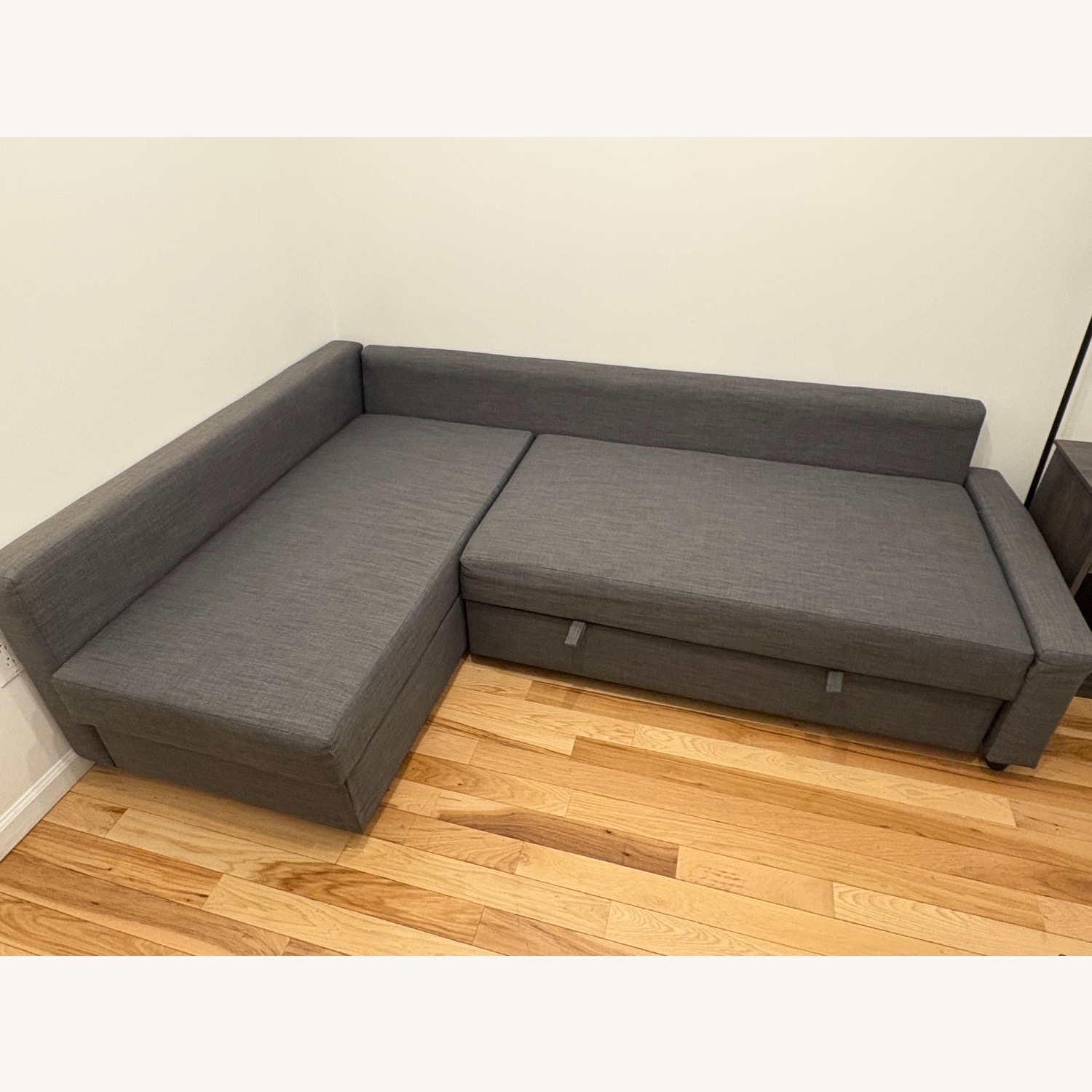 IKEA Dark Gray Fabric Sleeper Sofa - image-4