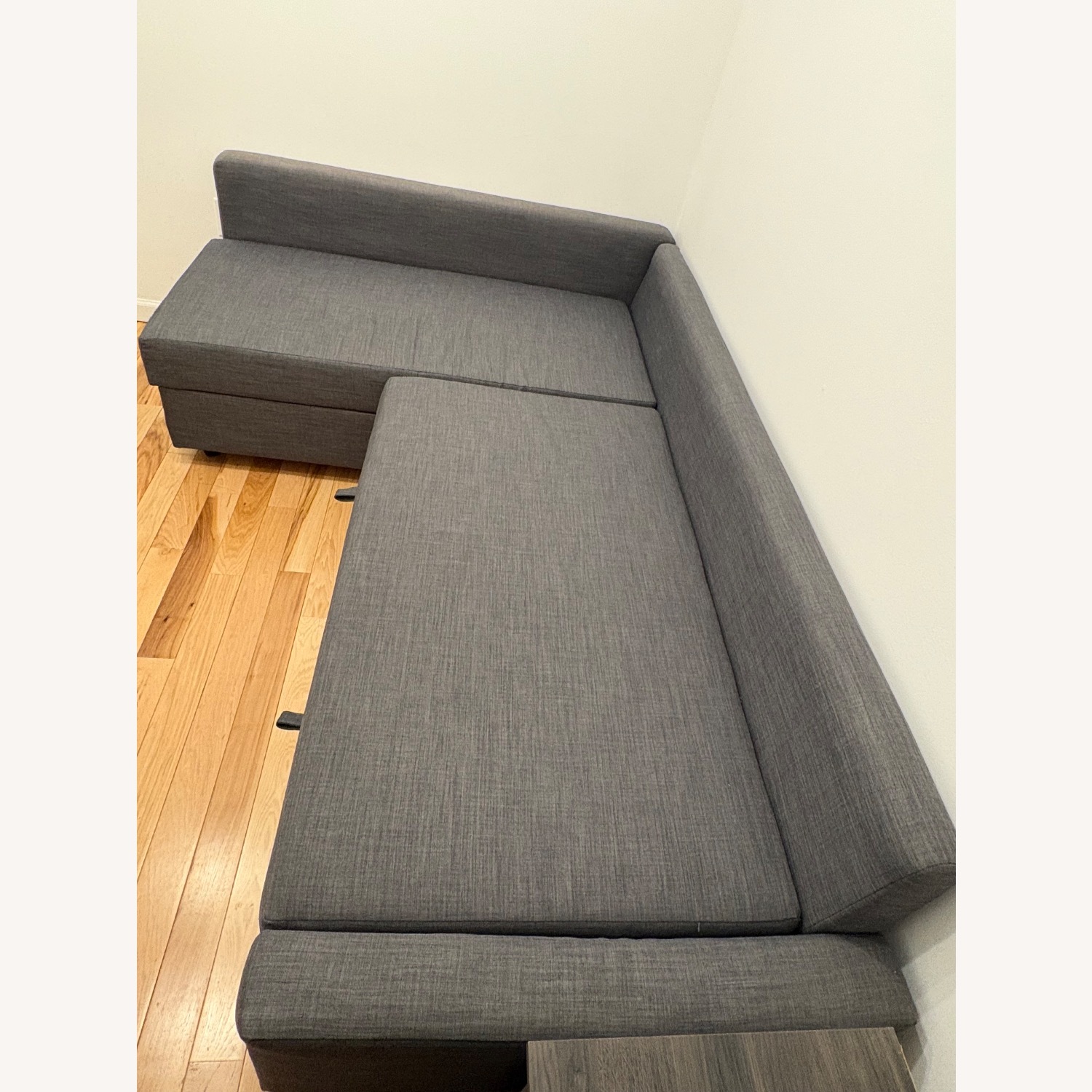 IKEA Dark Gray Fabric Sleeper Sofa - image-3