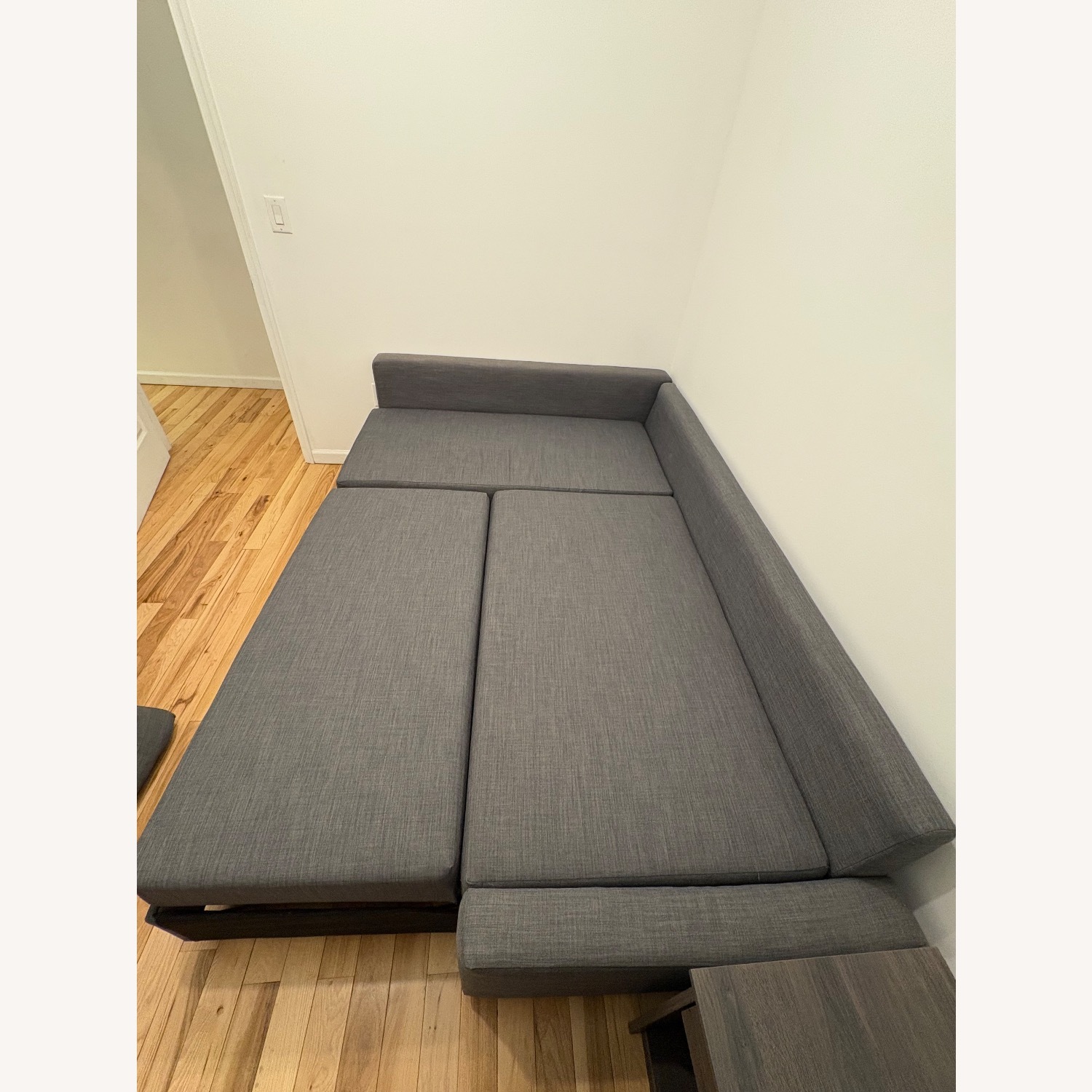 IKEA Dark Gray Fabric Sleeper Sofa - image-8