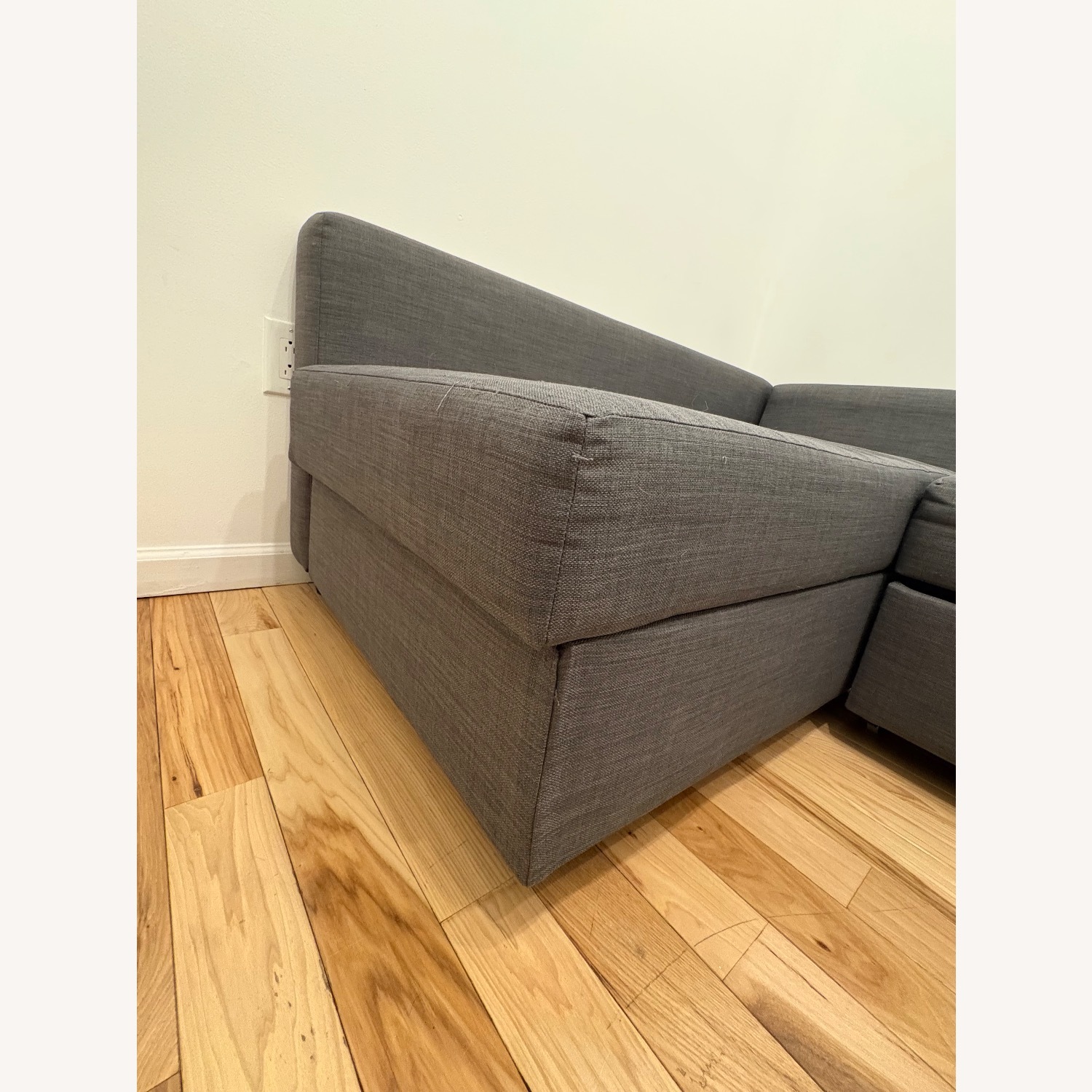 IKEA Dark Gray Fabric Sleeper Sofa - image-12