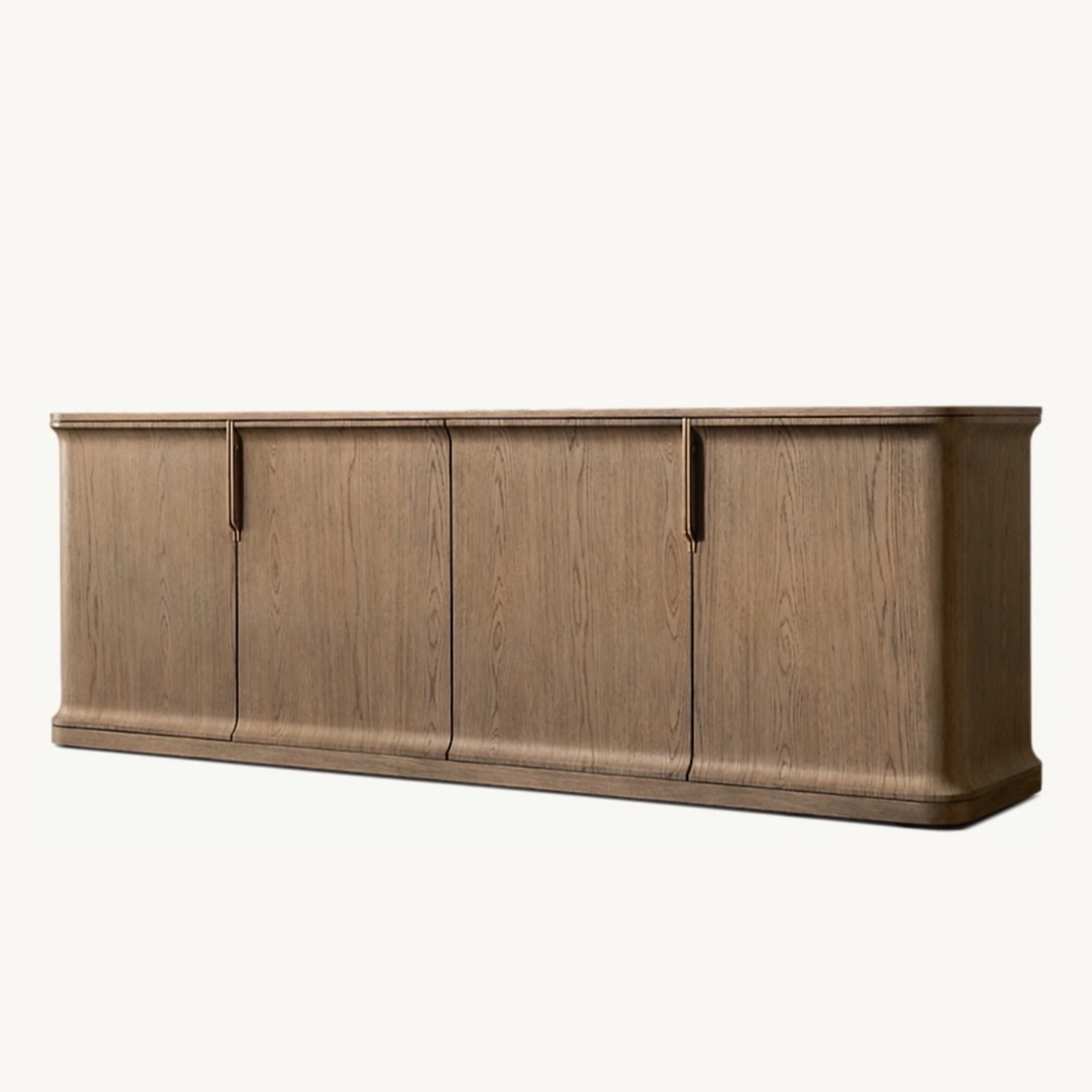 Restoration Hardware Baron Wood Media Storage - image-2