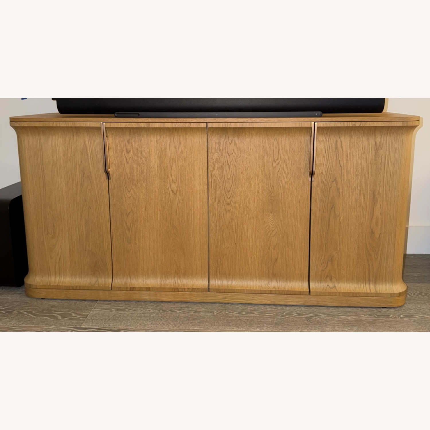 Restoration Hardware Baron Wood Media Storage - image-1