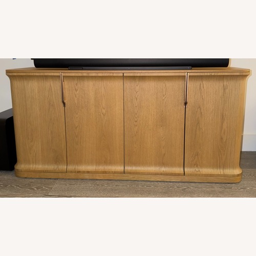 Used Restoration Hardware Baron Wood Media Storage for sale on AptDeco