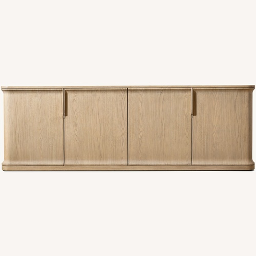 Used Restoration Hardware Baron Wood Media Storage for sale on AptDeco