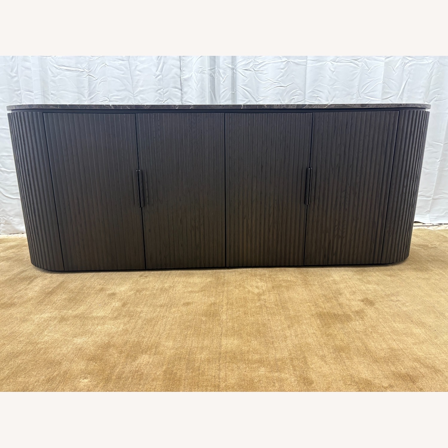 Restoration Hardware Byron Emperador 4-Door Sideboard – 84” - image-18