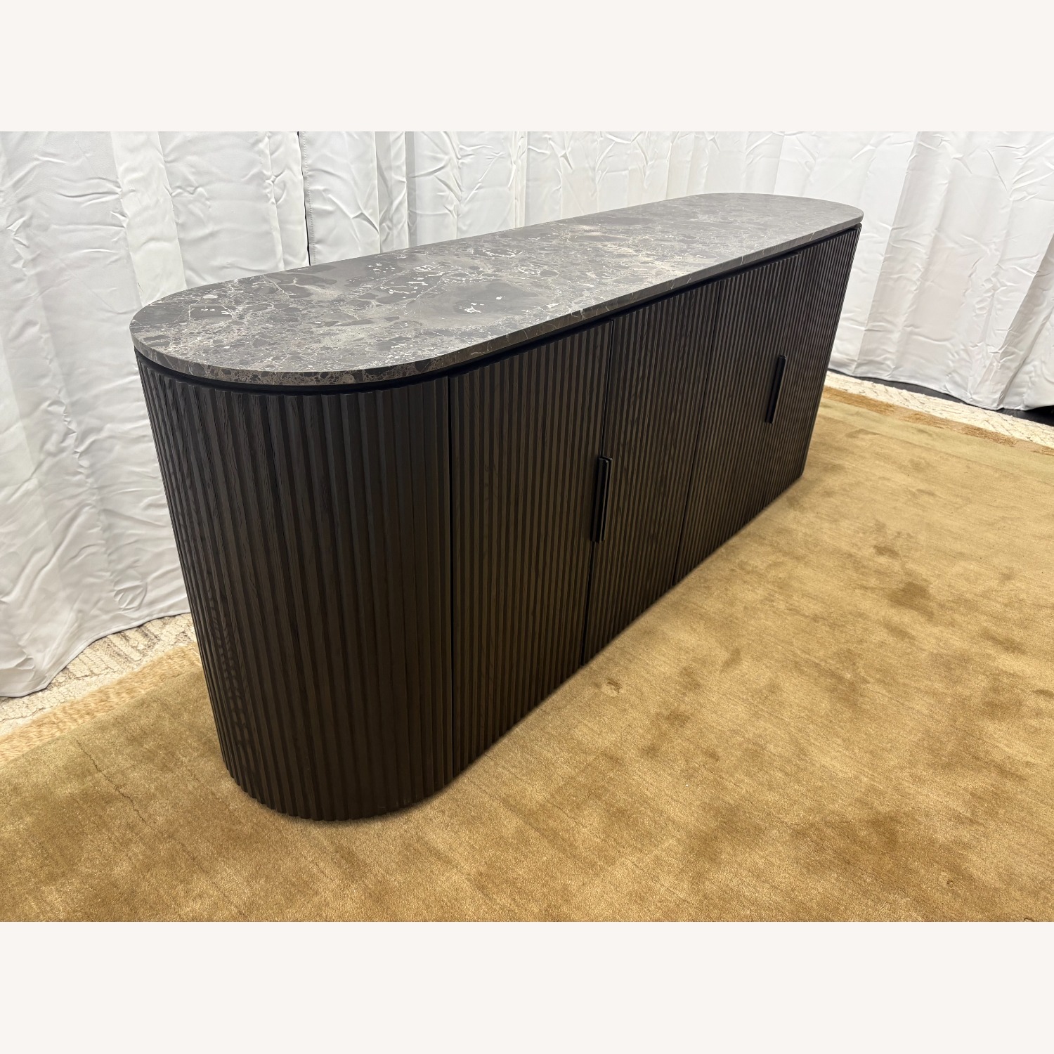 Restoration Hardware Byron Emperador 4-Door Sideboard – 84” - image-25