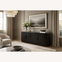 Restoration Hardware Byron Emperador 4-Door Sideboard – 84”