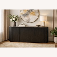 Restoration Hardware Byron Emperador 4-Door Sideboard – 84”