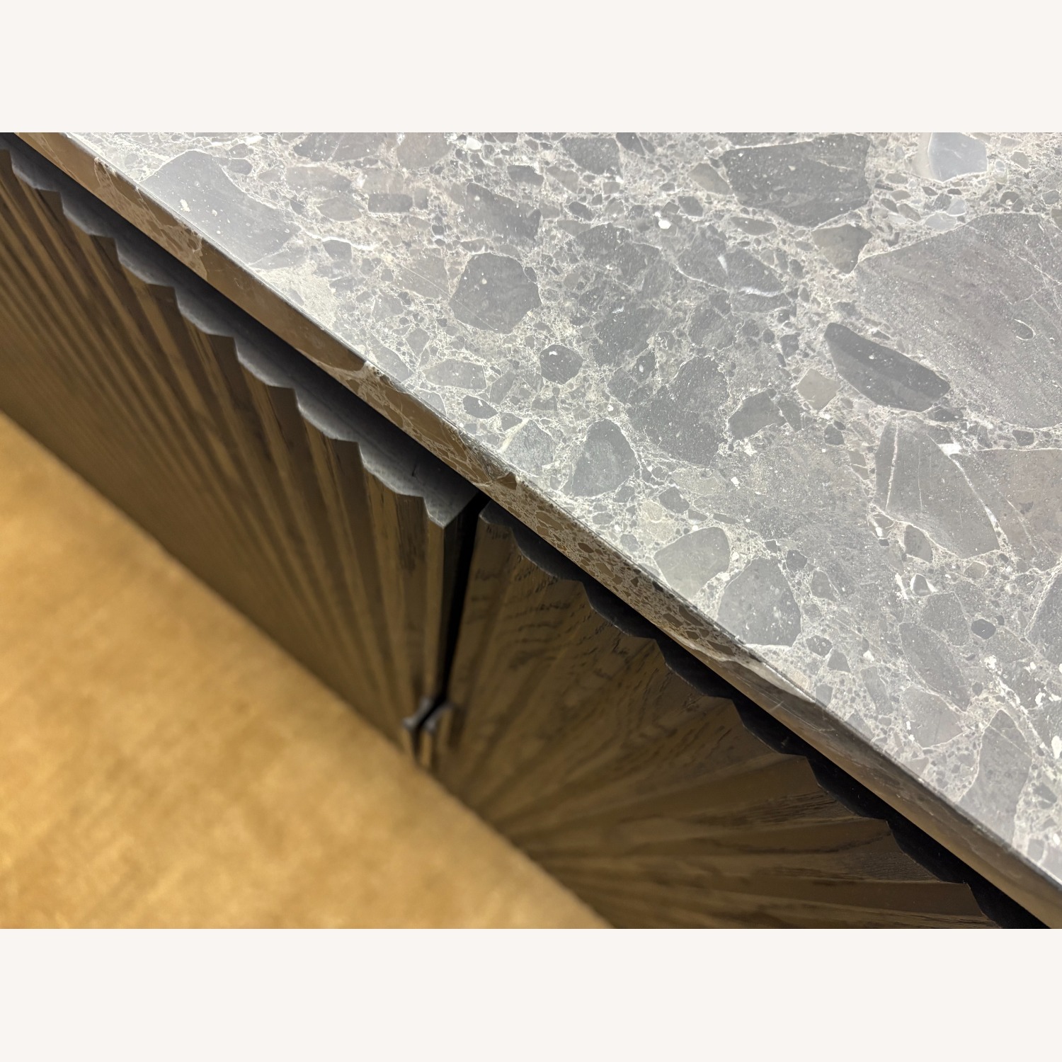 Restoration Hardware Byron Emperador 4-Door Sideboard – 84” - image-10