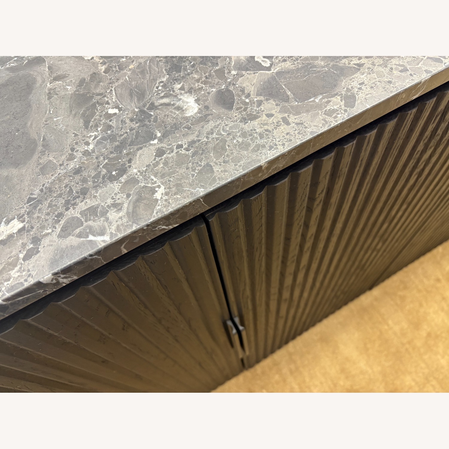 Restoration Hardware Byron Emperador 4-Door Sideboard – 84” - image-9