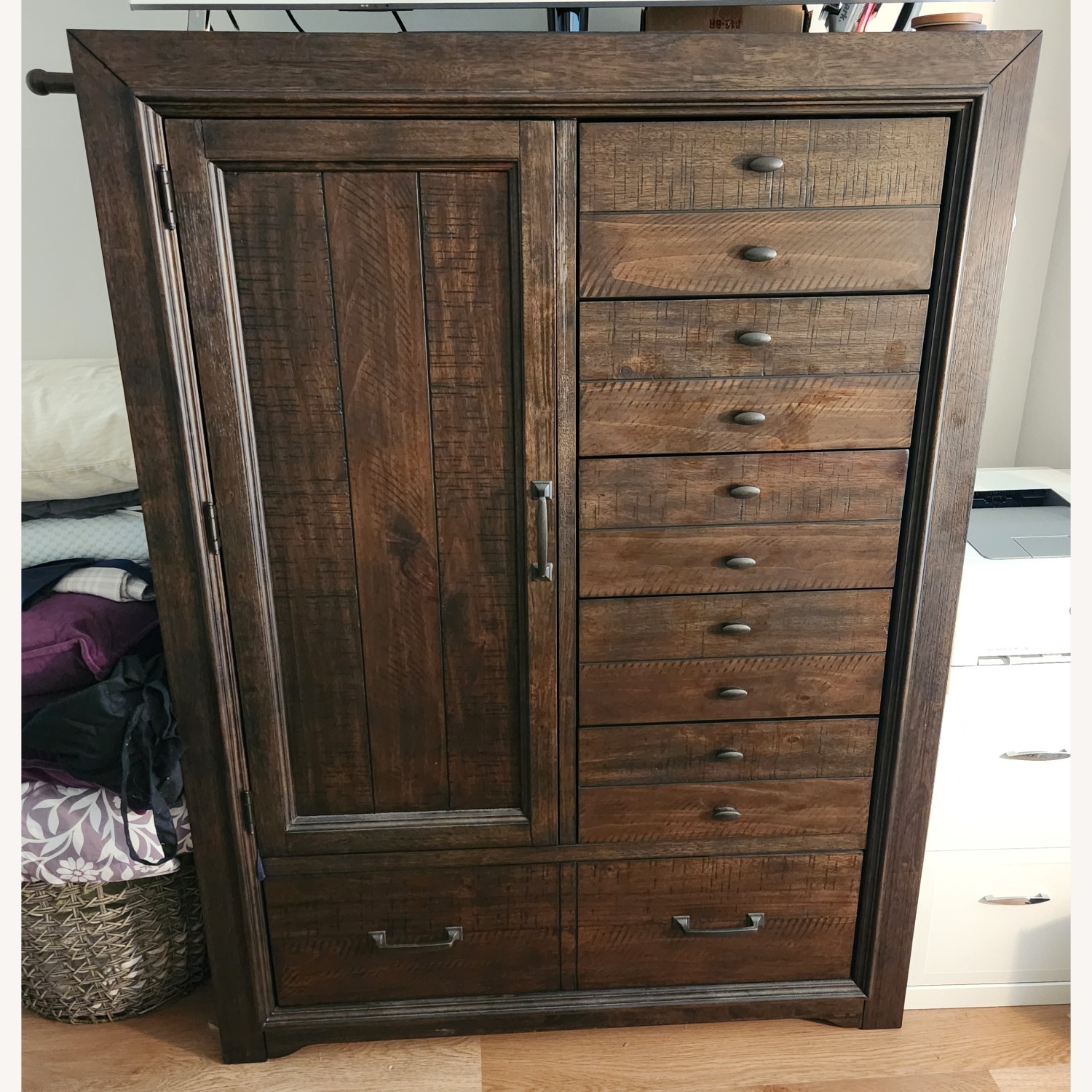 Wood Armoire - image-1