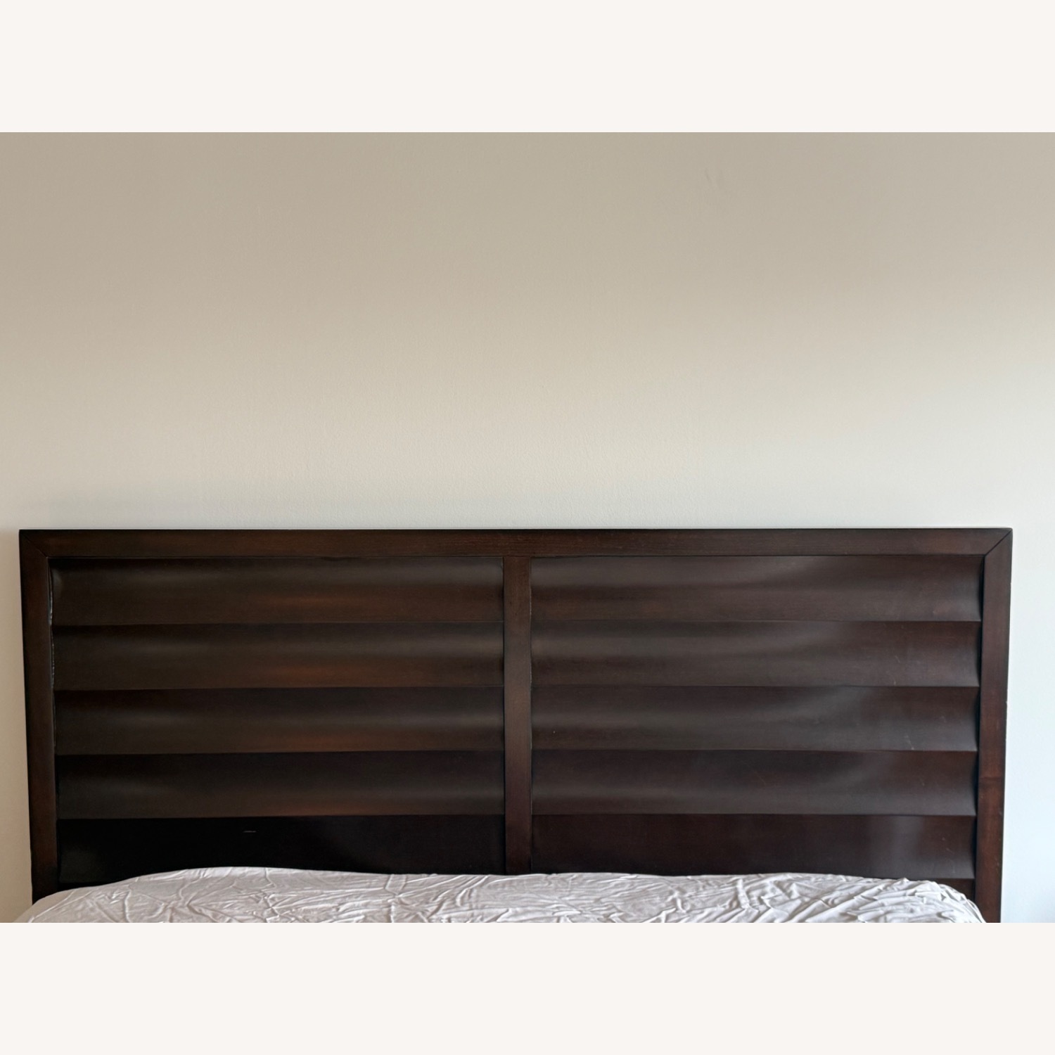 Macy's Dark Brown Wood Queen 4-Drawer Storage Bed - image-1