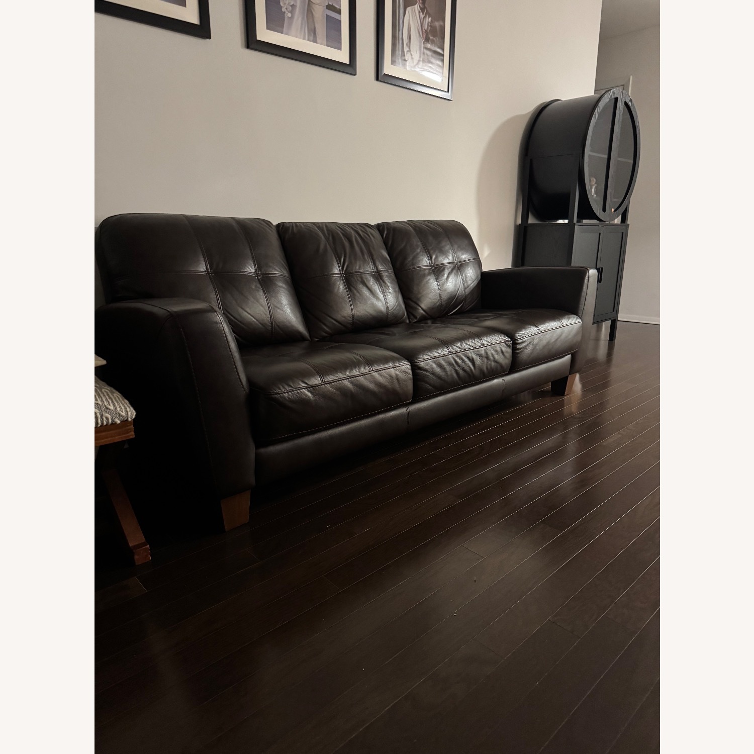 Raymour & Flanigan Brown Leather Sofa  - image-2