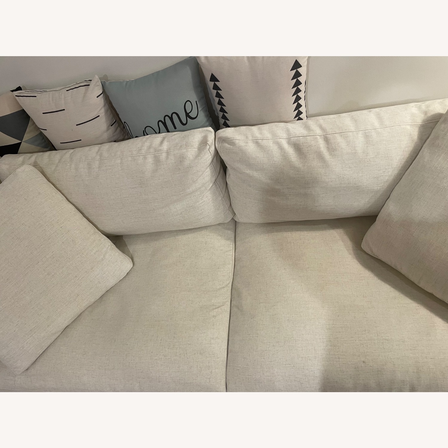 Living Spaces Cloud Sofa/Couch - image-6