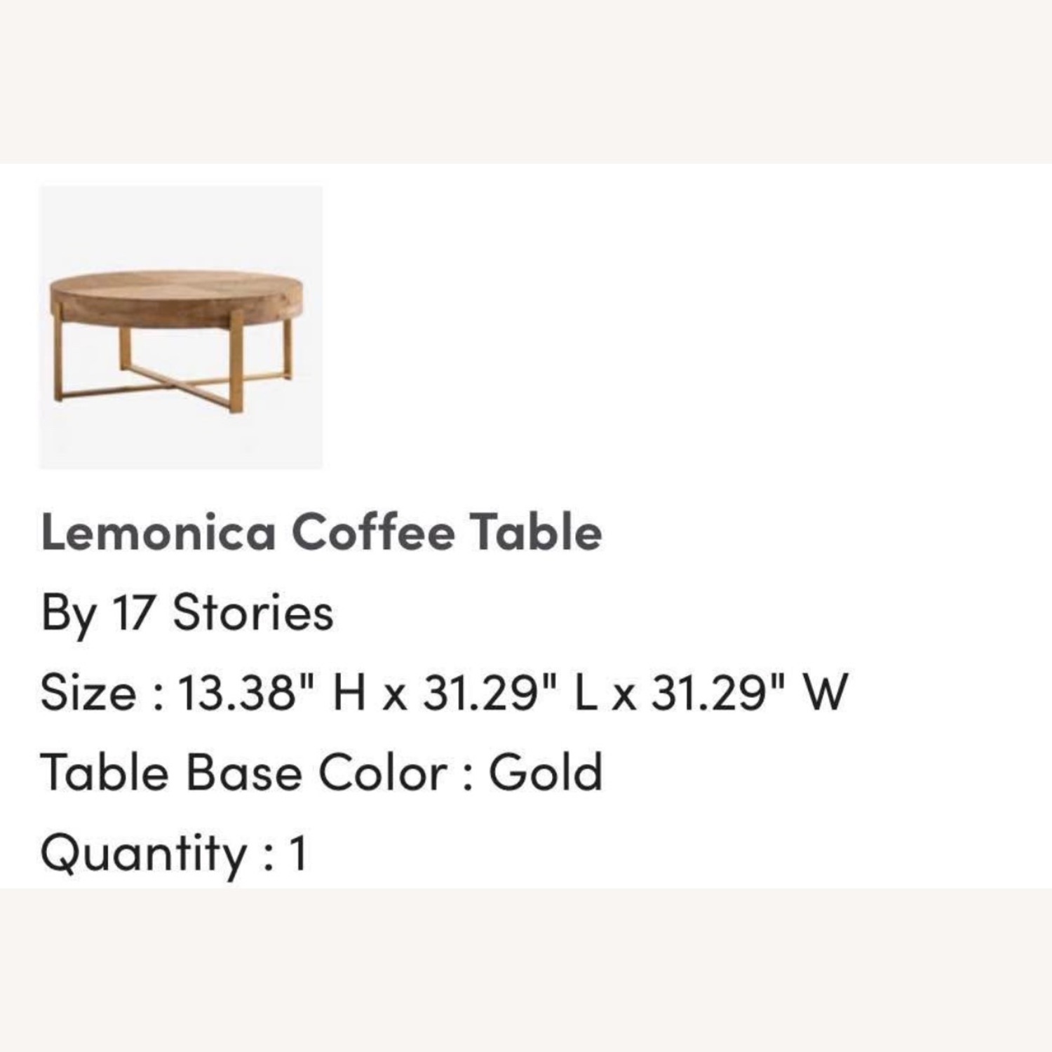 Wayfair Lemonica Coffee Table by 17 Stories - image-5