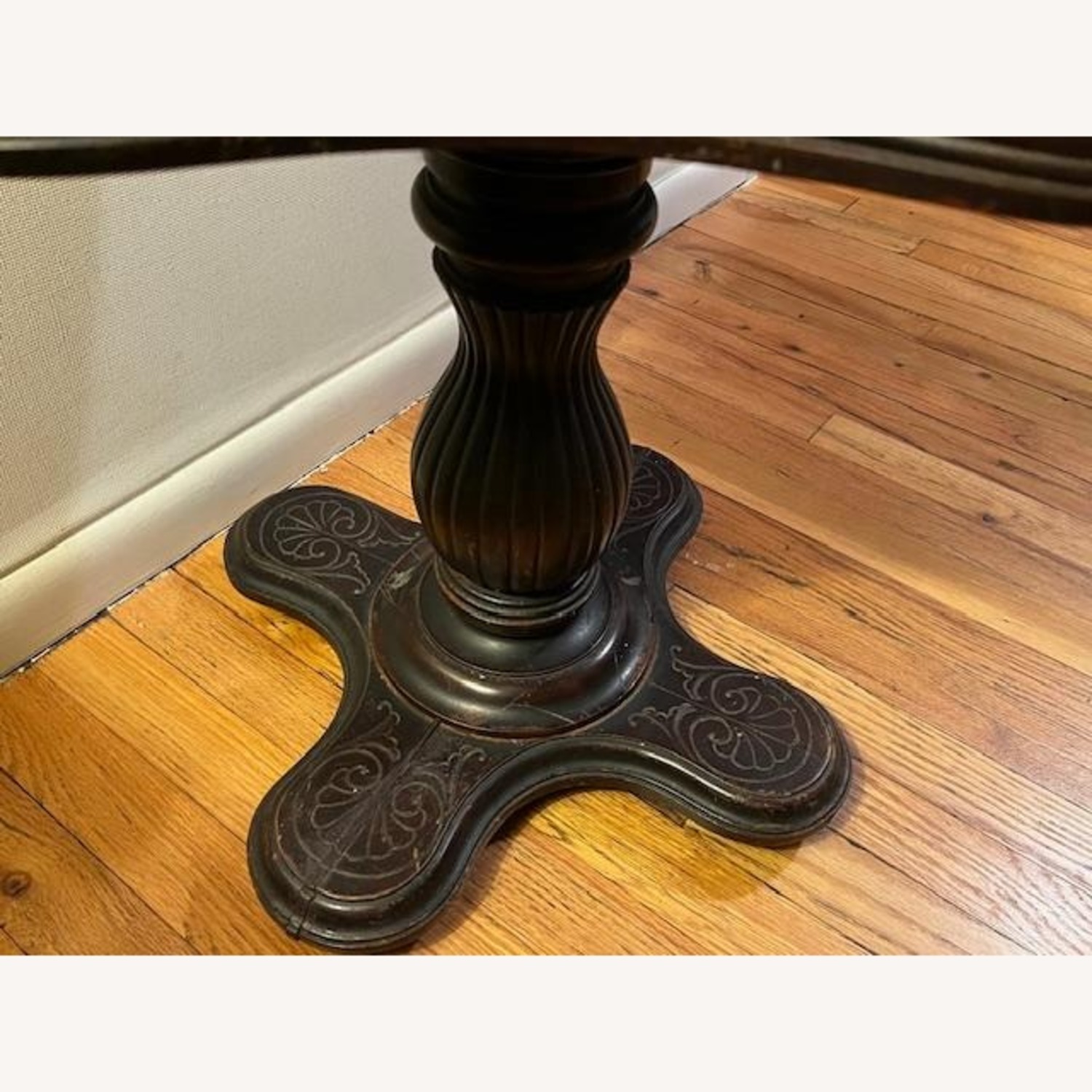 Antique Walnut Rococo Revival Piano Chair - image-5