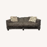Bob's Discount Furniture Dark Gray 2 Seater Sofa