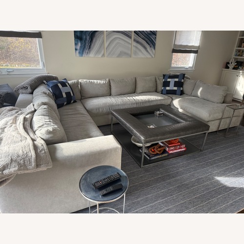 Used Light Gray Fabric 3+ Piece Sectional for sale on AptDeco
