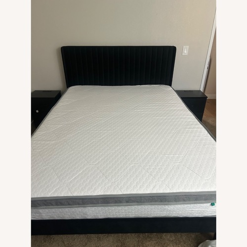 Used Black Queen Bed for sale on AptDeco