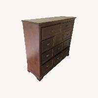 Bayside Furnishings Dark Brown Wood Dresser