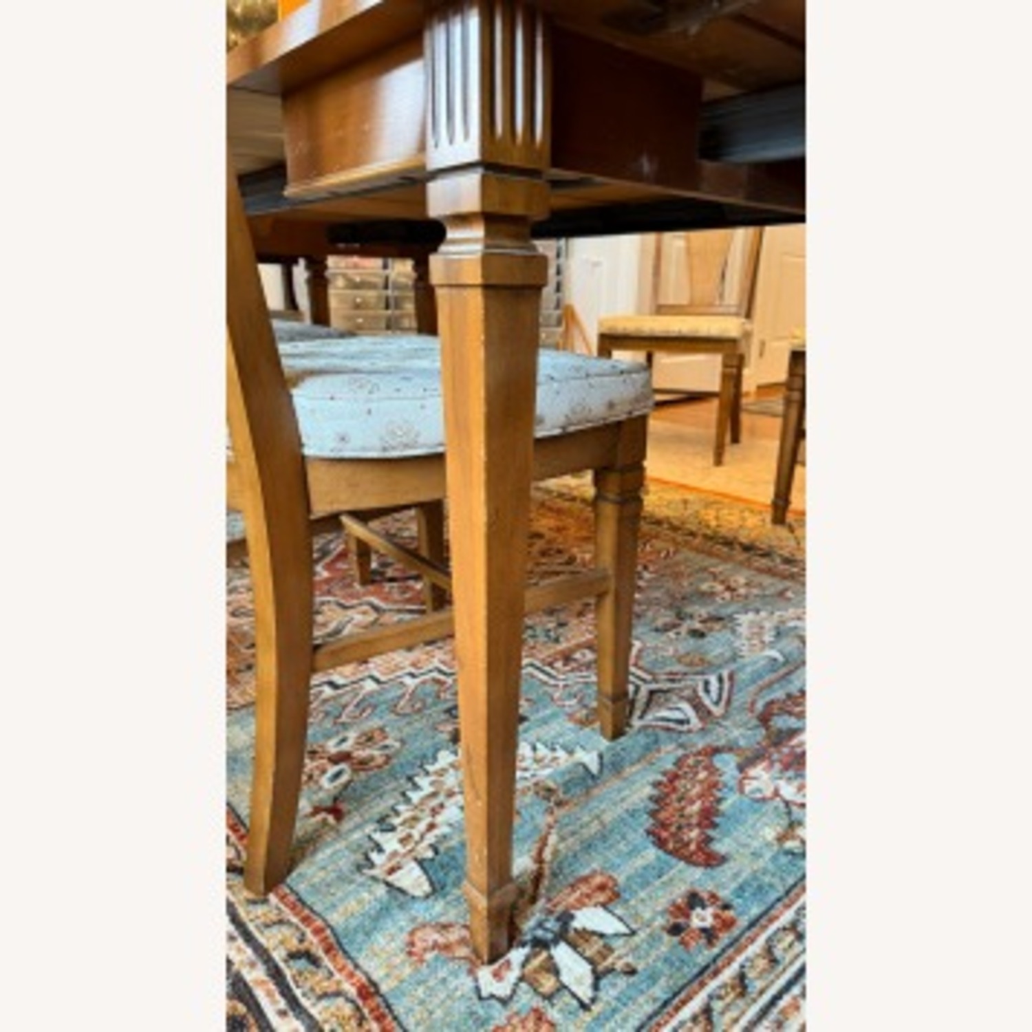 Bassett MCM Palerno Expandable Table + 6 Chairs - image-8