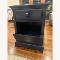 The Land of Nod Walden Blue Wood Nightstand