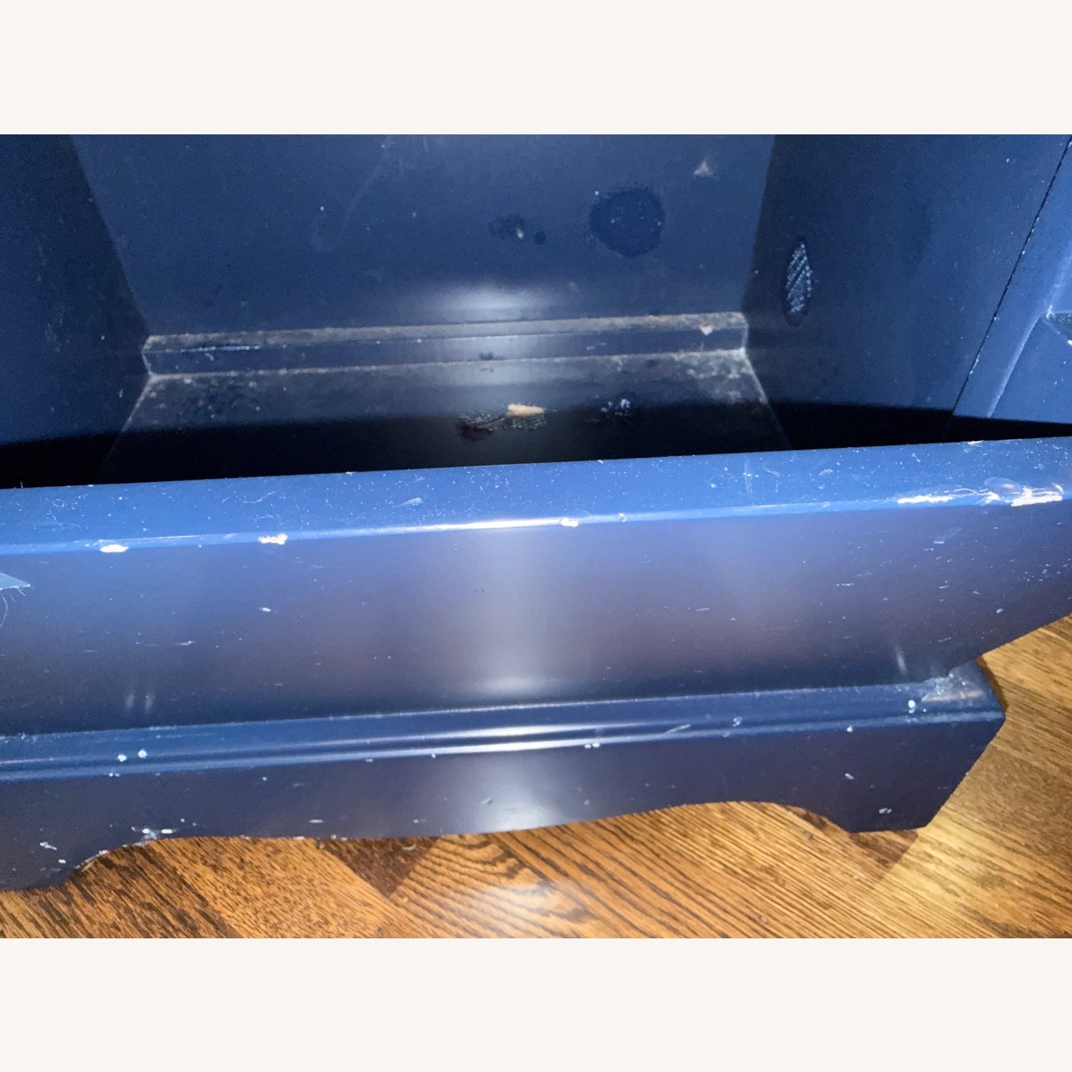 The Land of Nod Walden Blue Wood Nightstand - image-4