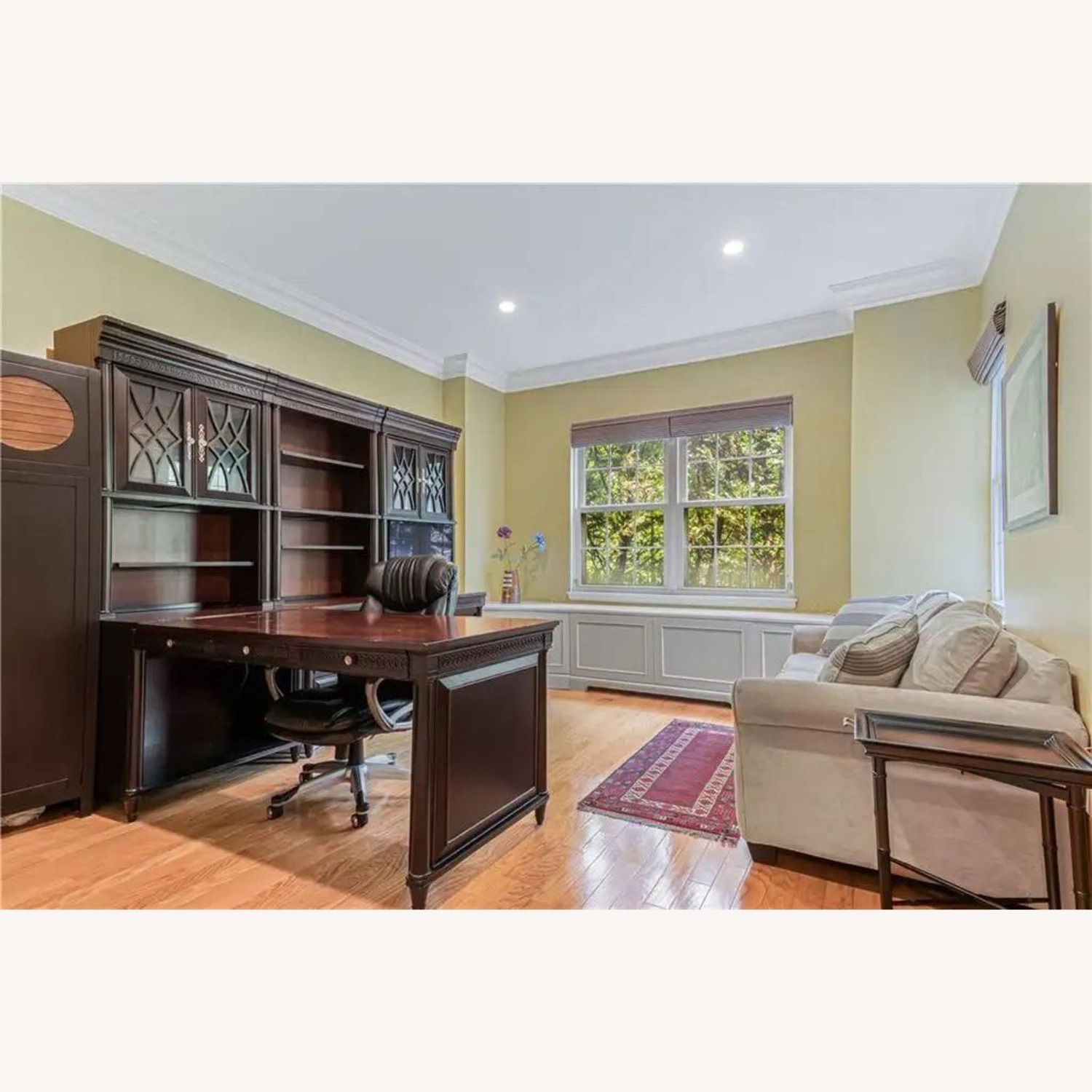 Credenza and Hutch and Desk - image-1