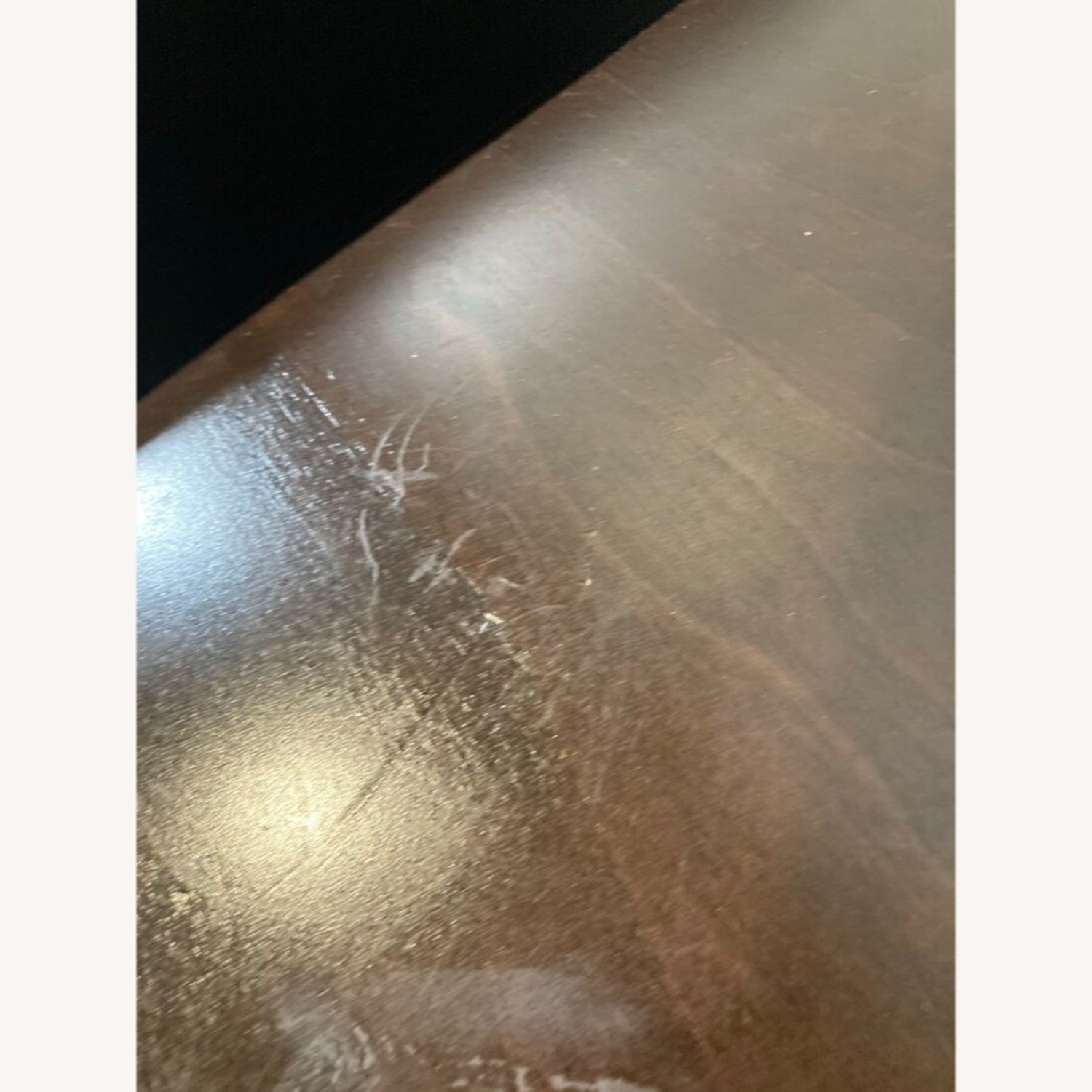 Dark Wood w Frosted Window Front Doors Buffet - image-8