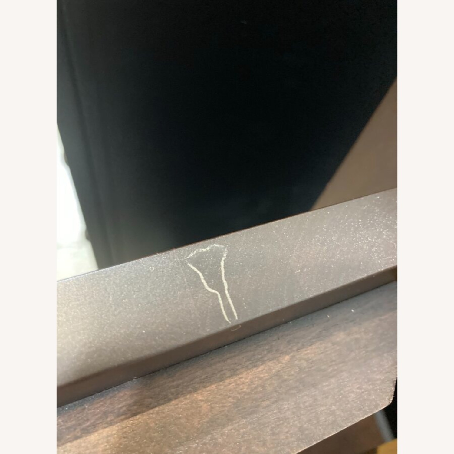 Dark Wood w Frosted Window Front Doors Buffet - image-12