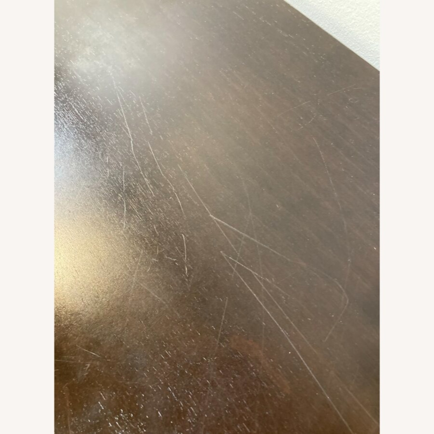 Dark Wood w Frosted Window Front Doors Buffet - image-13