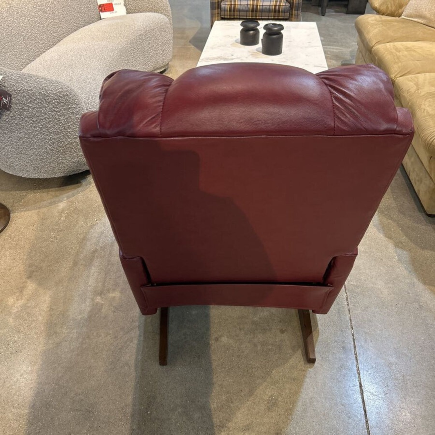 La-Z-Boy Harbor Town Rocking Recliner Maroon - image-3