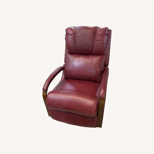 Used La-Z-Boy Harbor Town Rocking Recliner Maroon for sale on AptDeco