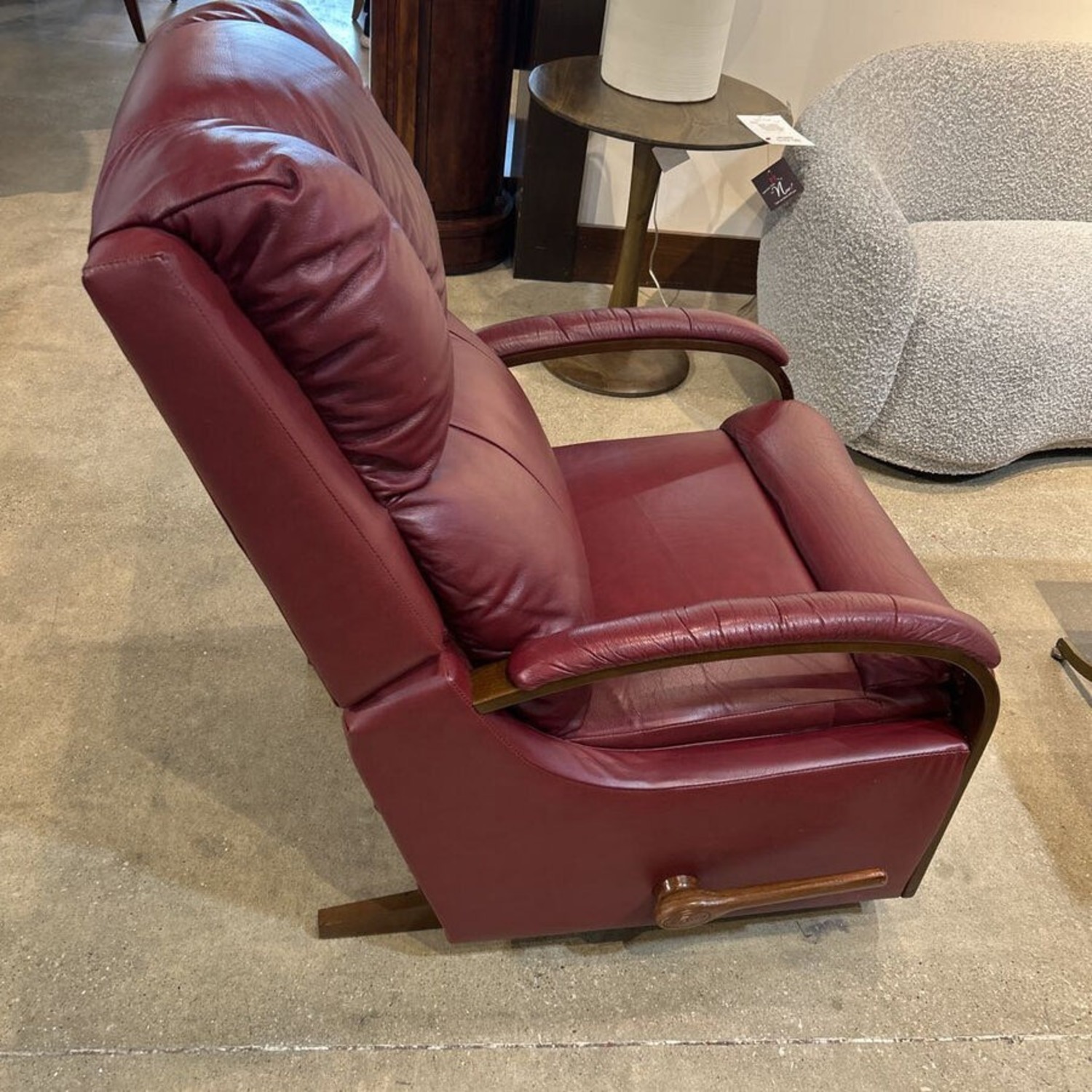 La-Z-Boy Harbor Town Rocking Recliner Maroon - image-4