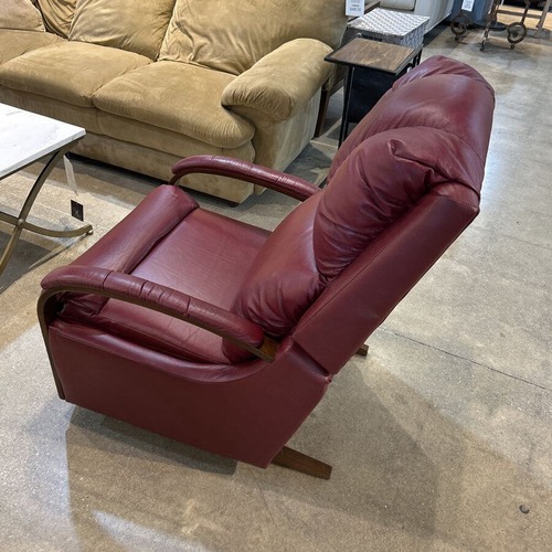 Used La-Z-Boy Harbor Town Rocking Recliner Maroon for sale on AptDeco