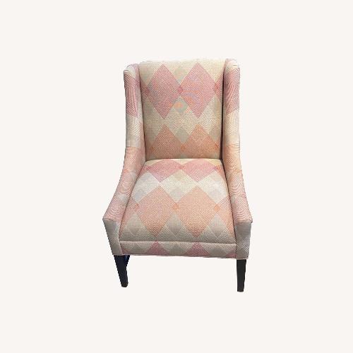 Used Crate & Barrel Chloe Argyle Lounge Chair for sale on AptDeco