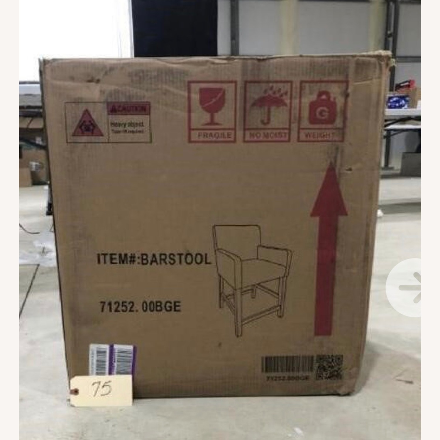 Holland Bar Stool Light Biege Color Stool - image-3