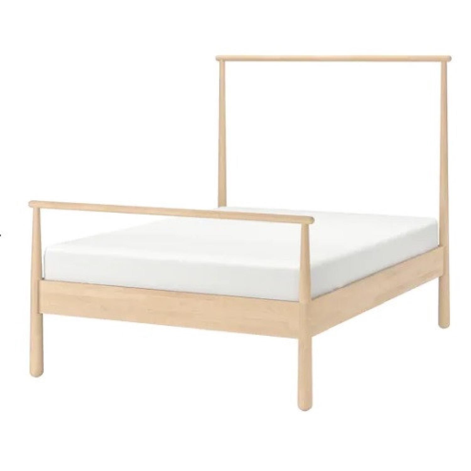 IKEA Gjora Natural Wood Queen Bed - image-5