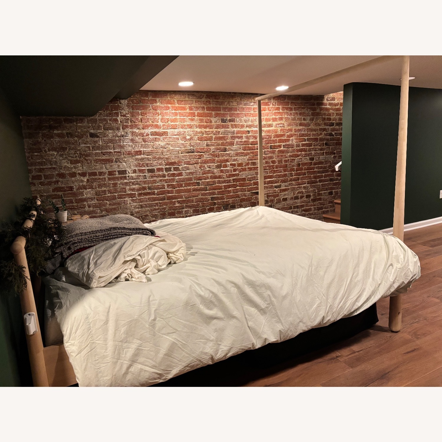 IKEA Gjora Natural Wood Queen Bed - image-2