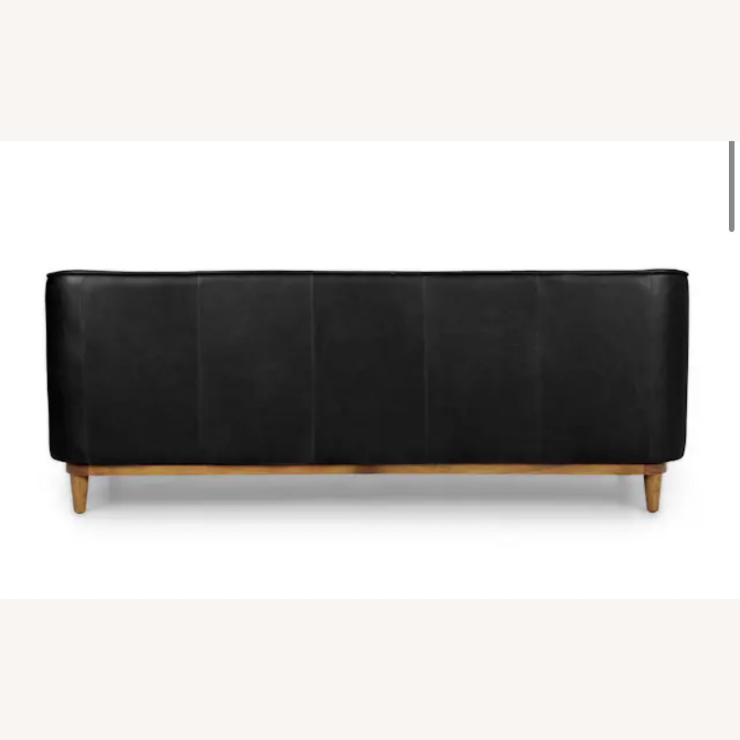 Article Hamber Black Leather 2 Seater Sofa - image-6