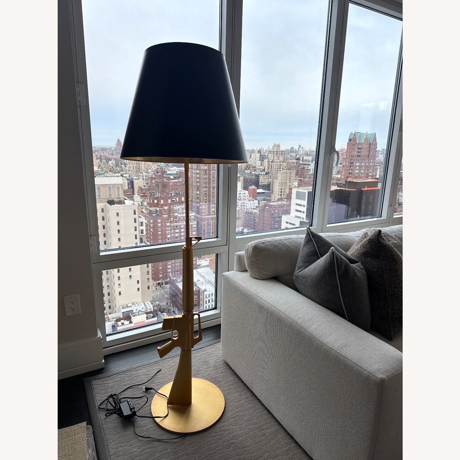 Flos Black Exquisite FLOS Guns Metal Floor Lamp - image-2