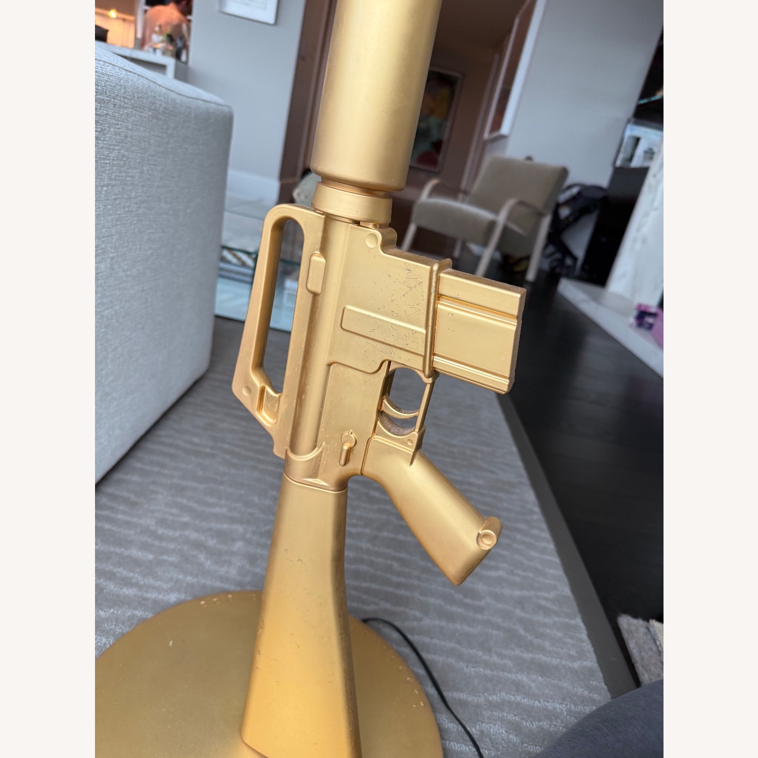 Flos Black Exquisite FLOS Guns Metal Floor Lamp - image-3