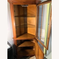 Vintage/Antique Dark Brown Wood Sideboard