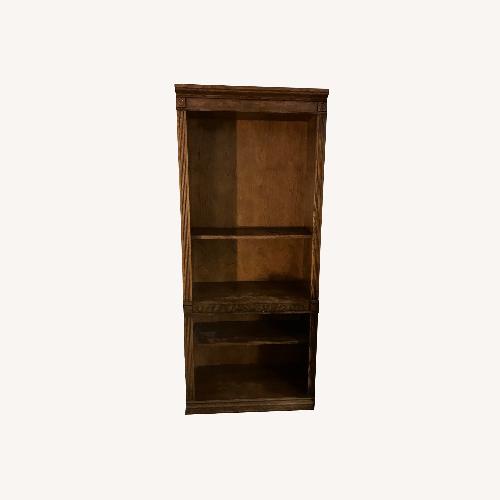 Used Vintage/Antique Dark Brown Wood Bookcase for sale on AptDeco