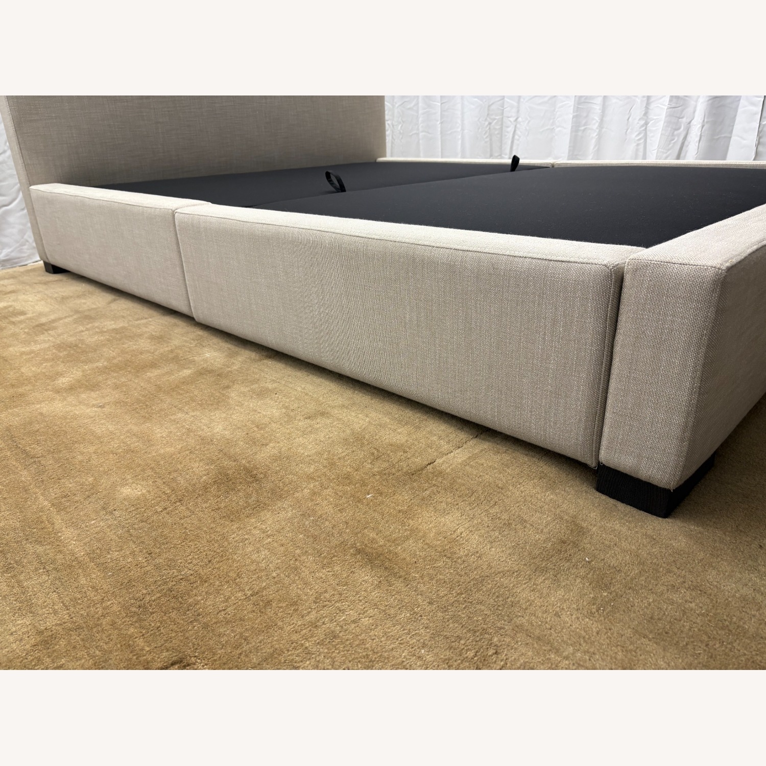 Restoration Hardware Modena Fabric Panel Storage Bed Queen - image-4