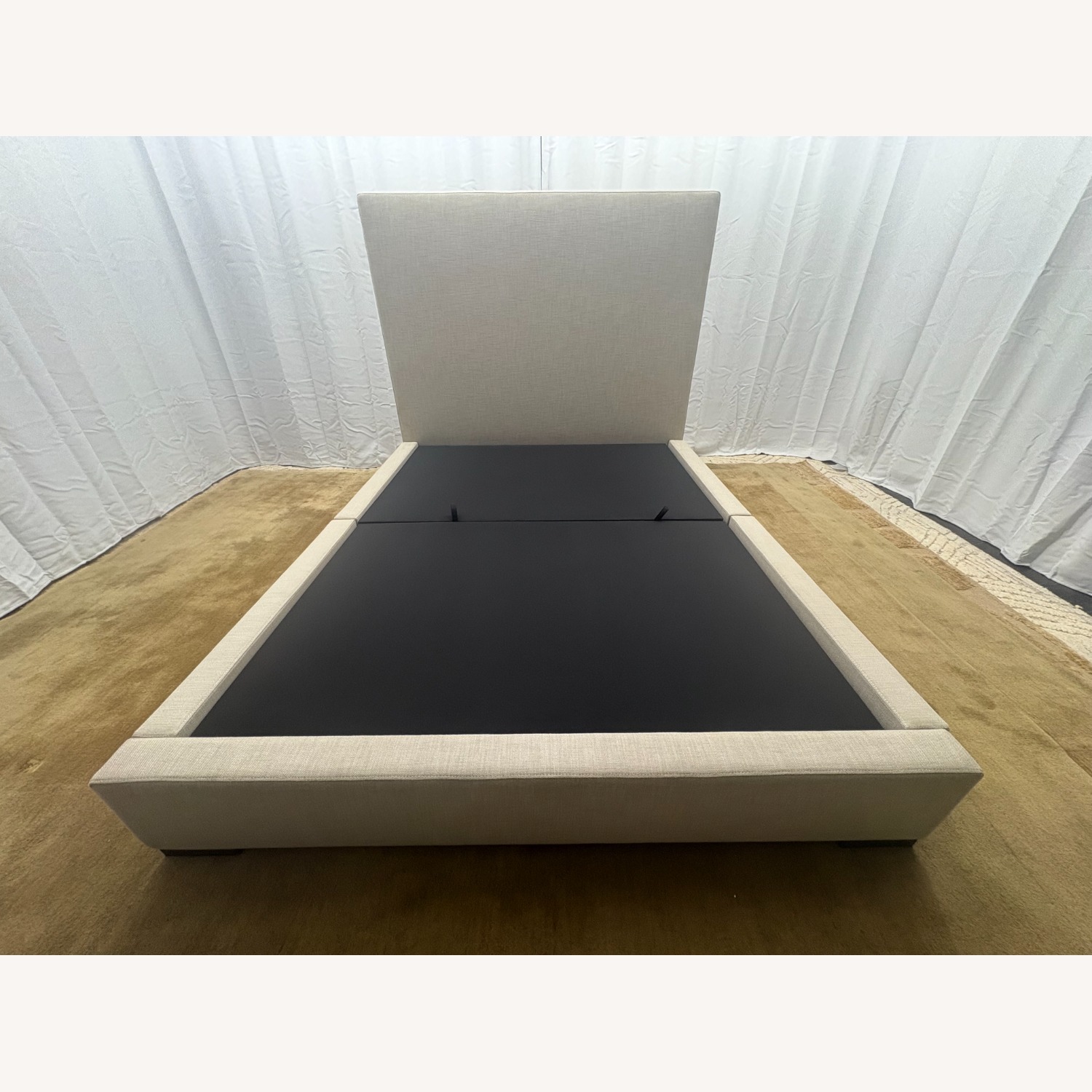 Restoration Hardware Modena Fabric Panel Storage Bed Queen - image-2