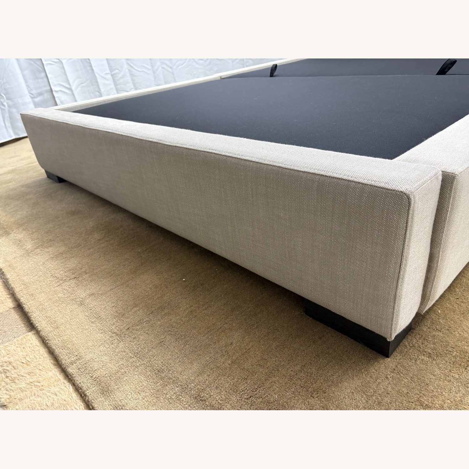 Restoration Hardware Modena Fabric Panel Storage Bed Queen - image-24