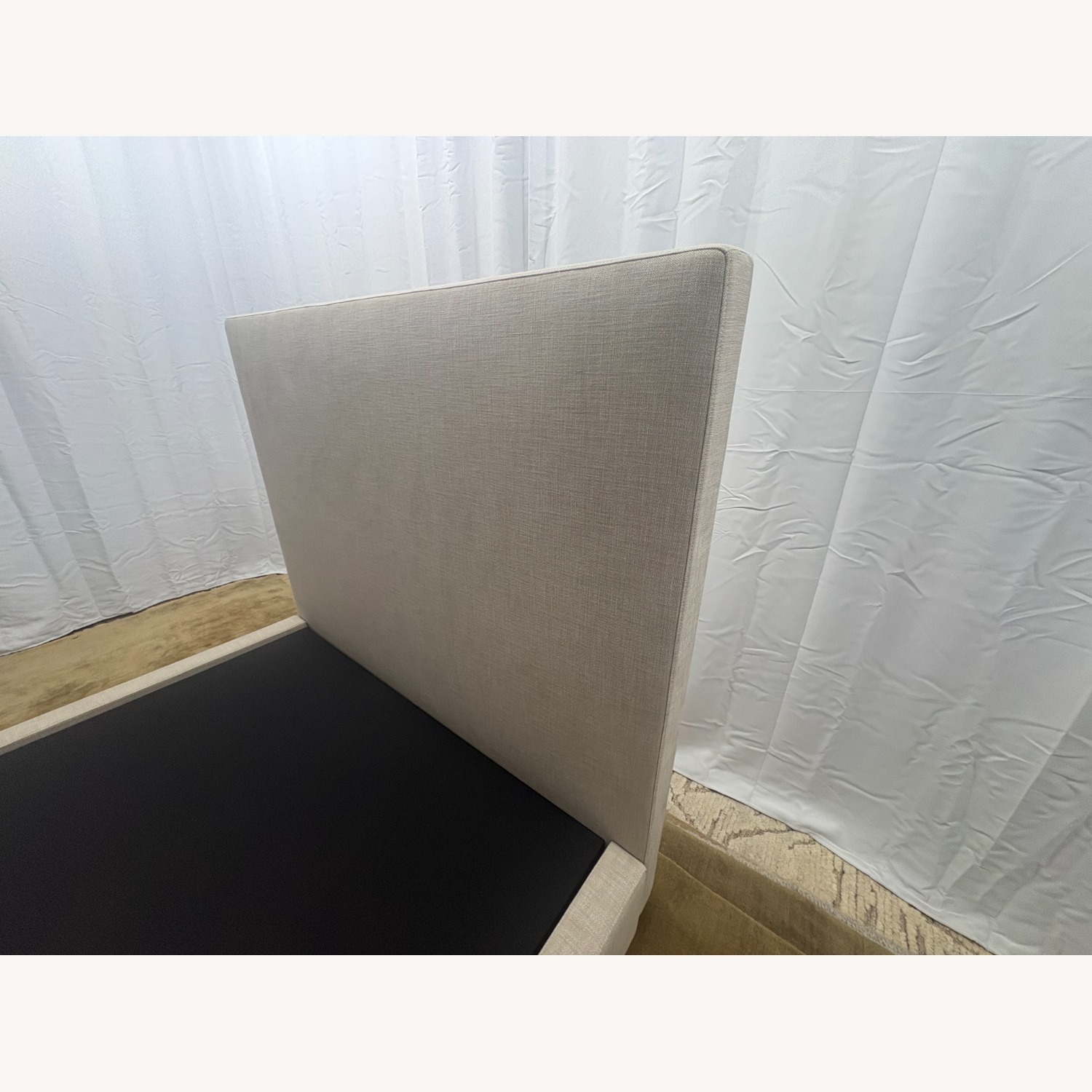 Restoration Hardware Modena Fabric Panel Storage Bed Queen - image-19